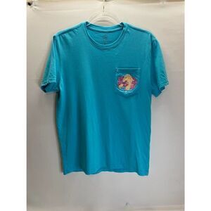Lauren James Co Tee Shirt “Flowers And Fur” Front Pocket Dog Flowers Size Small